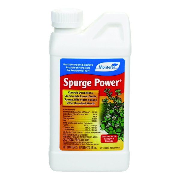 Spurge Power Monterey  Broadleaf Herbicide Concentrate 1 pt LG 5599